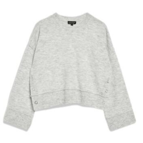 Topshop Popper Sweater - Picture 1 of 6